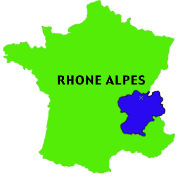 Situer la région Rhône-Alpes